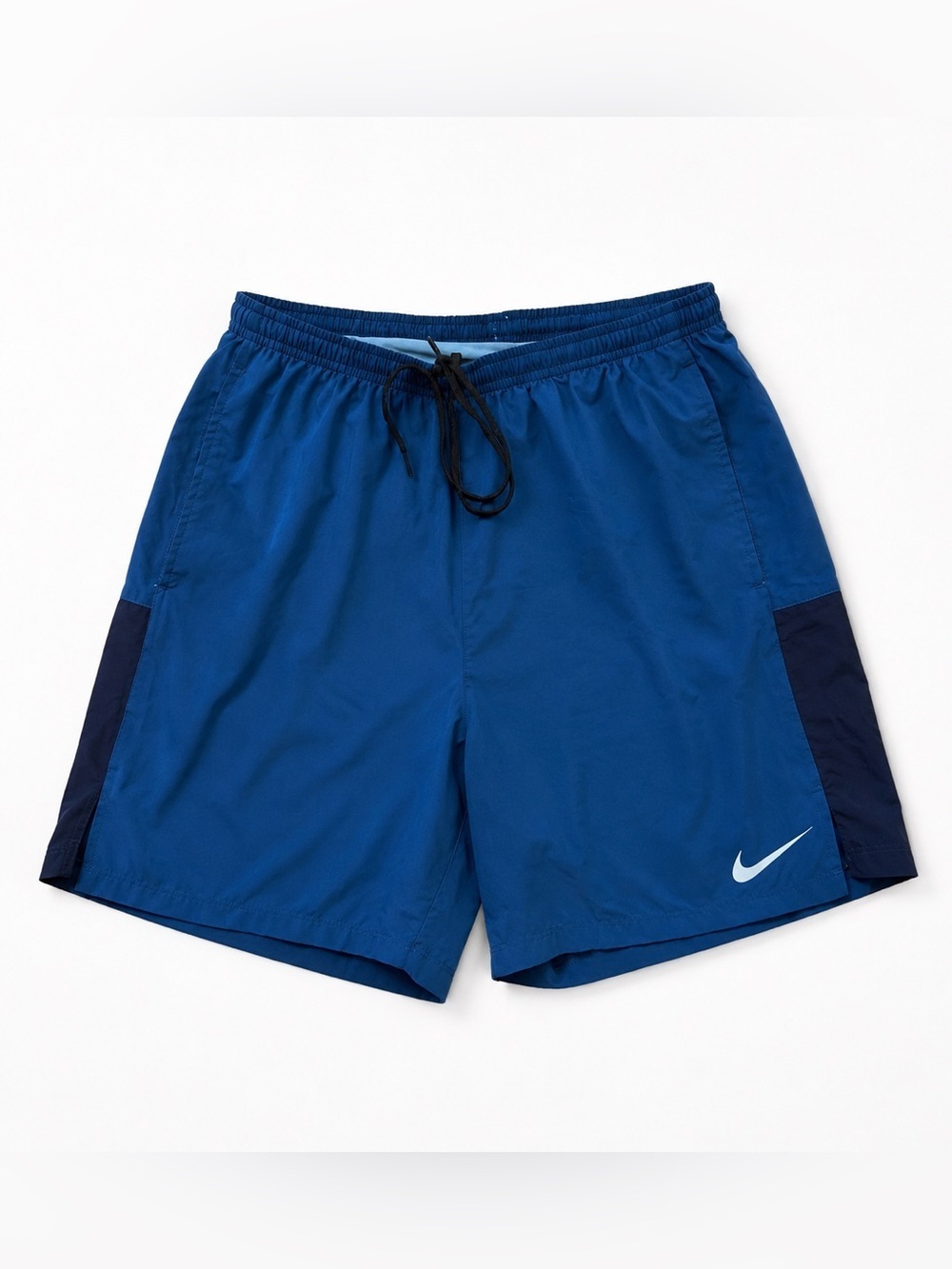 Nike Men’s Dri-FIT Lined Running Shorts Blue Athletic Training Size L